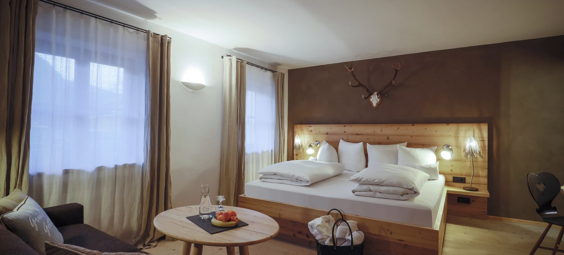 Doppelzimmer Bauernhaus Hotel Garmisch-Partenkirchen Staudacherhof